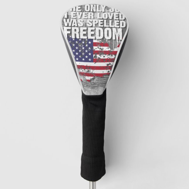 Golf Head Cover – Freedom Job (Front)