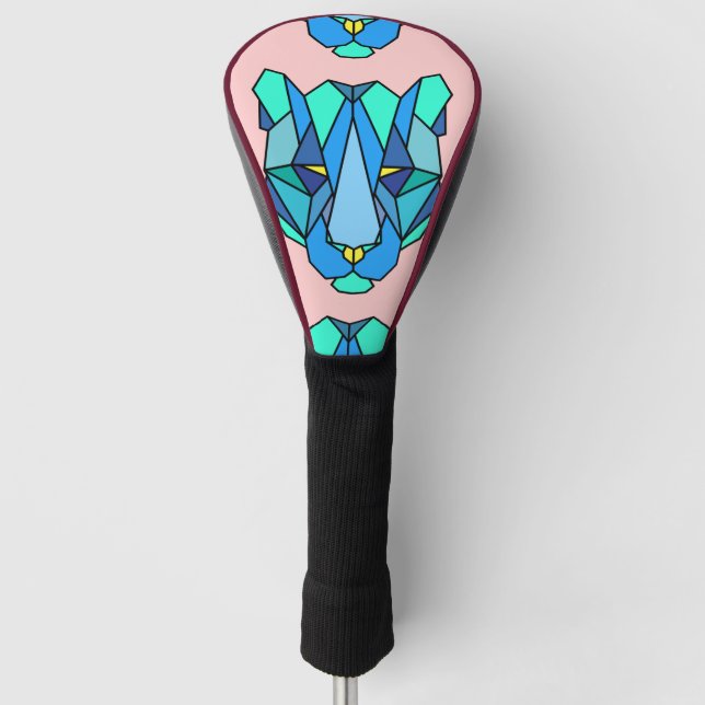Golf Head Cover - Multi-Colors - Lion (Front)