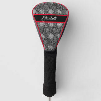 Golf Head Cover WILLIAM MORRIS DESIGN CUSTOM NAME