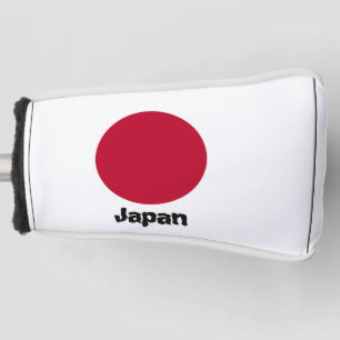 Golf Head Cover with Flag of Japan