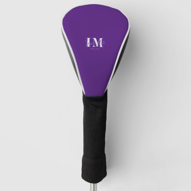 Golf Head Cover with Iszzah Art Logo (Front)