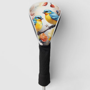 Golf Head, Driver Cover - Blue Birds