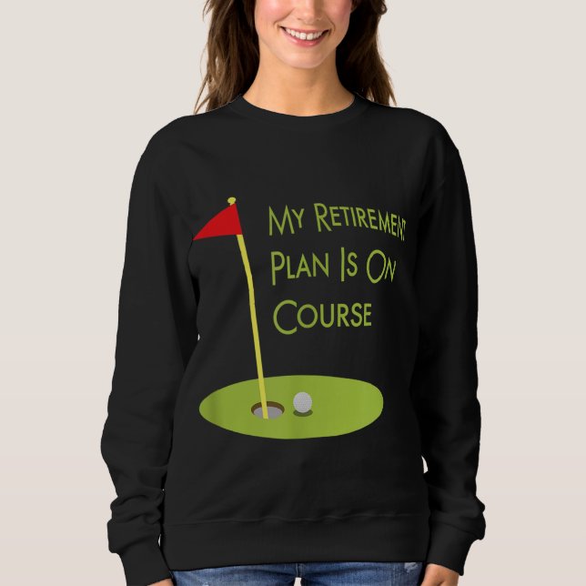 Golf Heartbeat Player Gift Love Sweatshirt (Front)