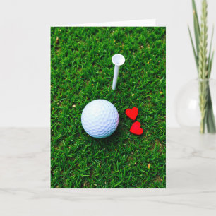 Golf Hearts Sweetest Card