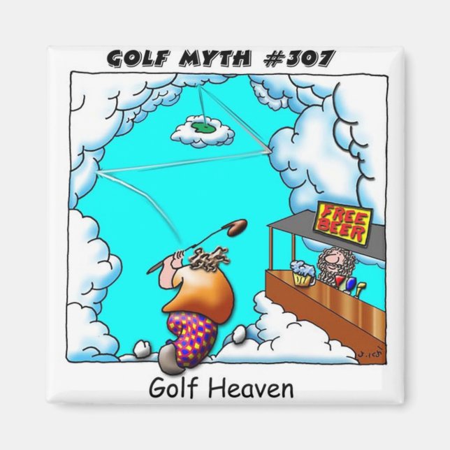 Golf Heaven Magnet (Front)