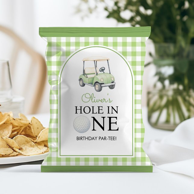 Golf Hole in One Birthday Chip Bag Wrapper (Creator Uploaded)