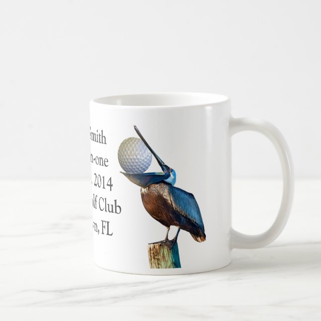 Golf Hole-in-one Commemoration Customizable Coffee Mug (Right)