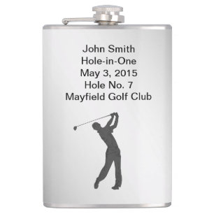 Golf Hole-in-one Commemoration Customizable Hip Flask