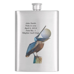 Golf Hole-in-one Commemoration Customizable Hip Flask