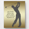 Golf Hole-in-one Commemoration Customizable