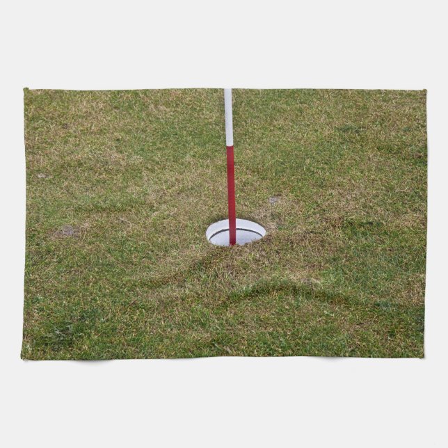 Golf hole kitchen towel (Horizontal)