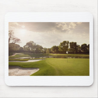 Golf hole mouse pad
