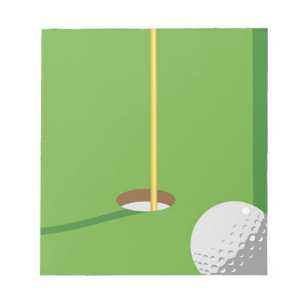 Golf Hole Notepad