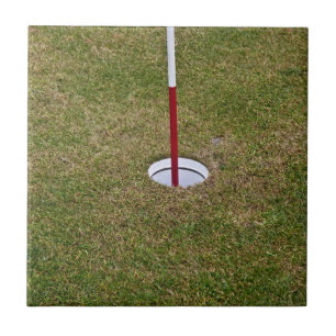 Golf hole tile