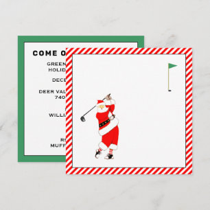 Golf Holiday Tournament Invitations