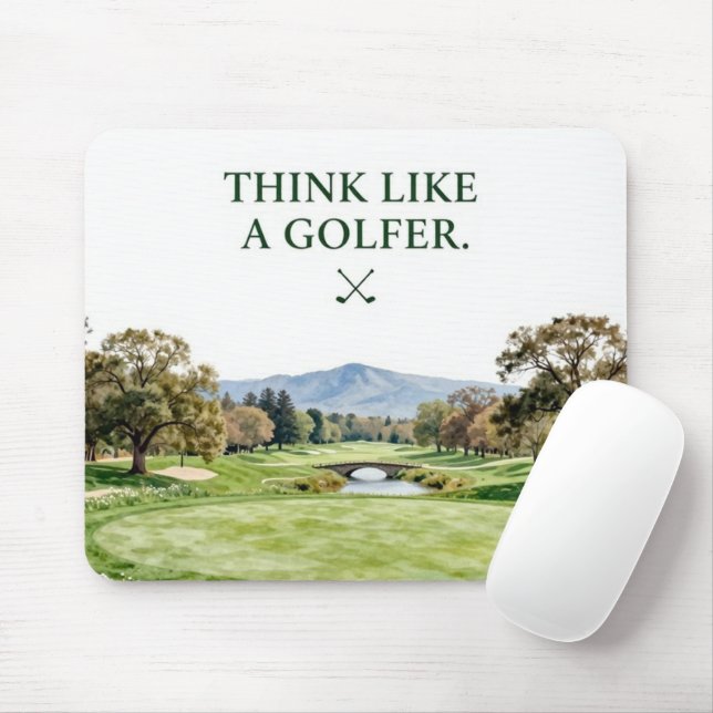 Golf Home Décor Collection | Premium  Mouse Pad (With Mouse)