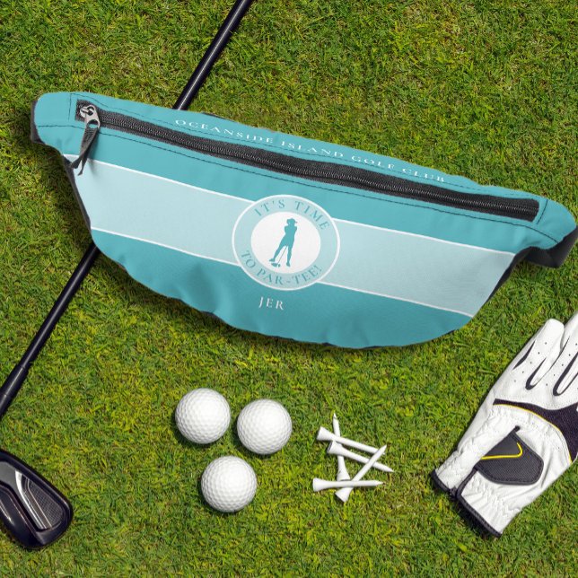 Golf Humour Funny Par Tee Golfer Female Teal Green Fanny Pack (Golf Humor Funny Par Tee Golfer Female Teal Green Fanny Pack)