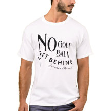 Golf Humour Joke  Customized Name Modern Typograph
