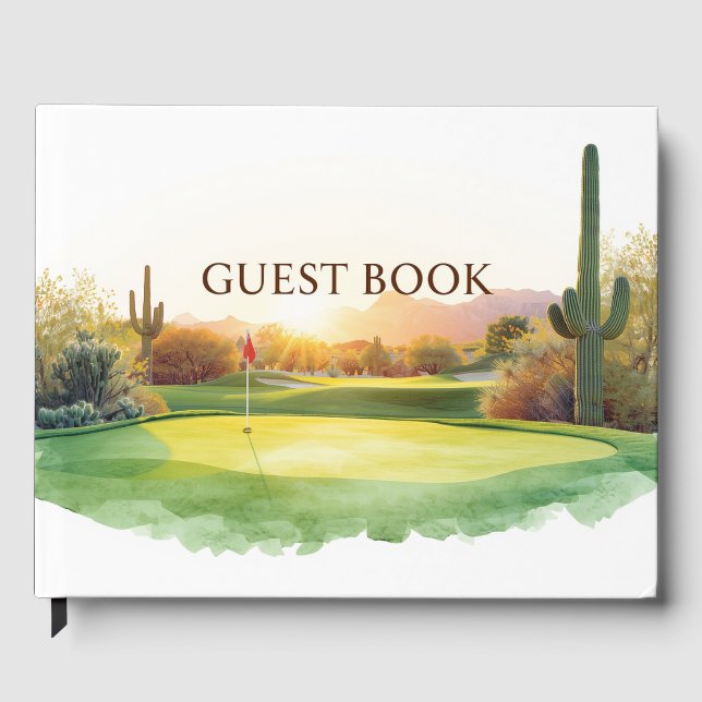 Golf  in Arizona  Guest Book (Front)