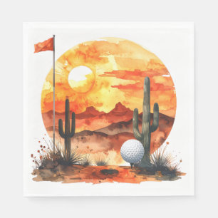Golf in Arizona  Napkins