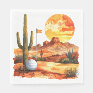 Golf in Arizona  Napkins