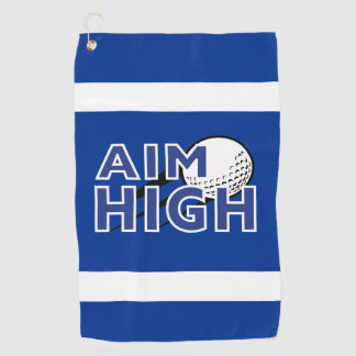 Golf Infusion "AIM HIGH" Golf Towel