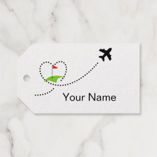 Golf Infusion Designed Traveller Gift Tags
