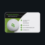 Golf Instructor | Master Sport Business Card<br><div class="desc">Perfect business card for golf instructors or players. Personalize this business card now with your name and contact details. ··· » For design requests or questions,  custom requests are accepted: BestCards4U (© by Houk Studio) ··· » Email: houk.studio@gmail.com</div>