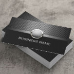 Golf Instructor Modern Metal Professional Sport Business Card<br><div class="desc">Modern Golf Ball Metallic Golf Business Cards.</div>