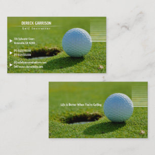 Golf Instructor   Perfect Sport Business Card