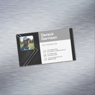 Golf Instructor   Professional Business Card Magne