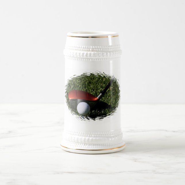 Golf Iron and Ball Beer Stein (Center)