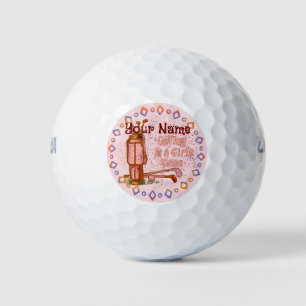 Golf is a Girls Game Golf Balls