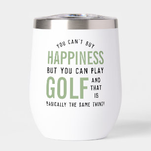 Golf is Happiness Funny Golf Lover Personalized