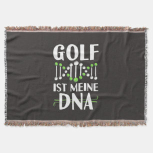 Golf It Is My DNA Throw Blanket