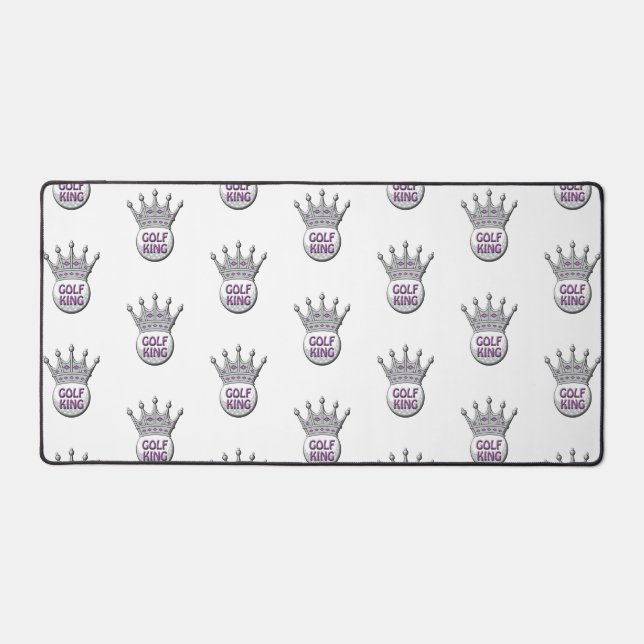 Golf King Father's Day Dadism Gift Desk Mat (Front)