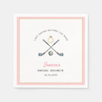 Golf "Last swing Before the ring" Bridal Shower