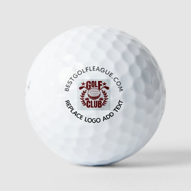 Golf League Golf Club Website Logo   Golf Balls (Front)