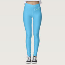 Golf Leggings Bogey Bros Par-Tee Apparel Blue
