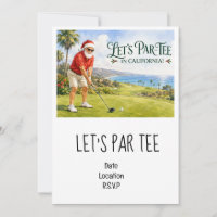 Golf Let’s Par tee Christmas party California