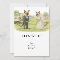 Golf Let’s Par tee for cat lovers WEDDING