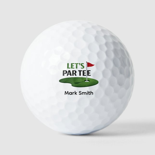 Golf Let's Par Tee Balls (Front)