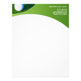 Golf Letterhead, Custom Golf Letterhead Templates