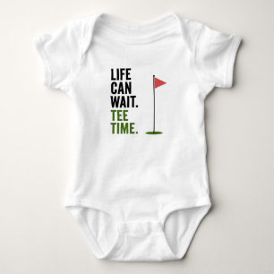 Golf Life can wait tee time for golfer baby