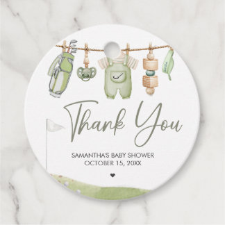 Golf Little Putter Baby Shower Favour Tags