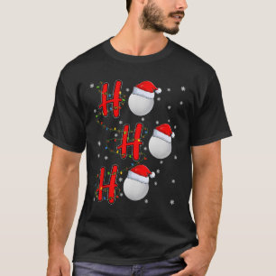 Golf Ll Santa Hat Ho Ho Ho Men Women Christmas Xma T-Shirt