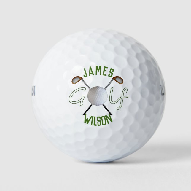 Golf Logo Custom Golf Balls (Front)