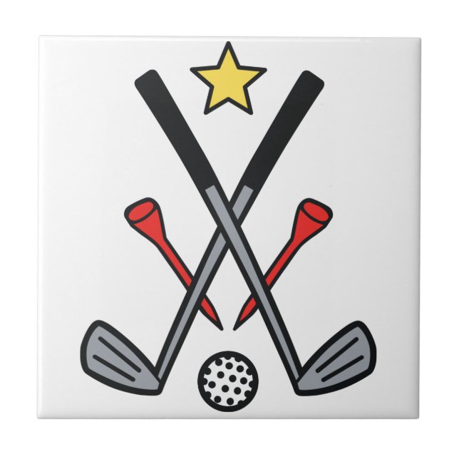Golf Logo Tile (Front)
