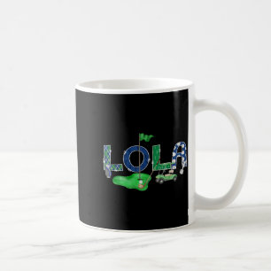 Golf lola hole in one golf 1st birthday boy party  coffee mug