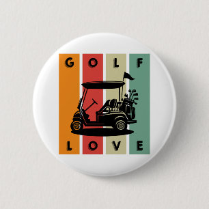 Golf-Love 2 Inch Round Button